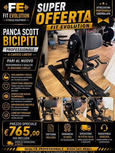 Panca scott wbx - panca, nera