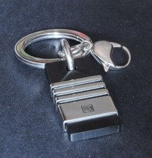 Portachiavi originale Renato Balestra acciaio anallergico nickel free e PVD nero