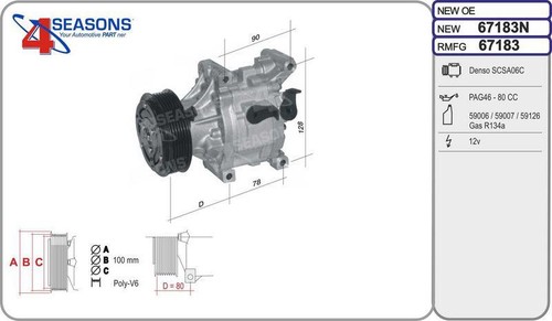 Compressore climatizzatore per - climatizzatore,