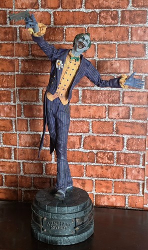 Statua sideshow joker arkham - joker,