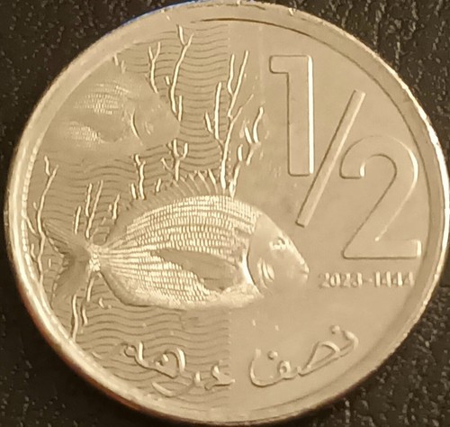 Marocco moneta mezzo dirham - moneta,