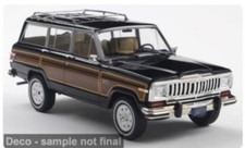 White Box 1:24 Jeep Grand Wagoneer (1981) - nero con decoro in legno