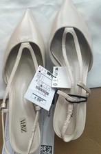 Slingback di zara vera pelle 
