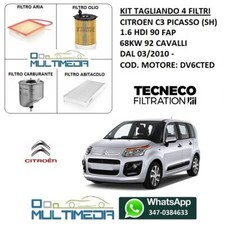 TAGLIANDO 4 FILTRI TECNECO