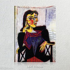 Ritratto di Dora Maar Picasso QUADRO SU TELA 50x70 cm STAMPA RIPRODUZIONE ARTE