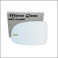 Vetro Specchio Retrovisore Cromato Lato Sx-Guidatore Per Opel Corsa C (X01) dal