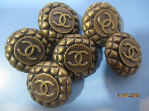 Chanel buttons 20mm bronze - chanel, 6
