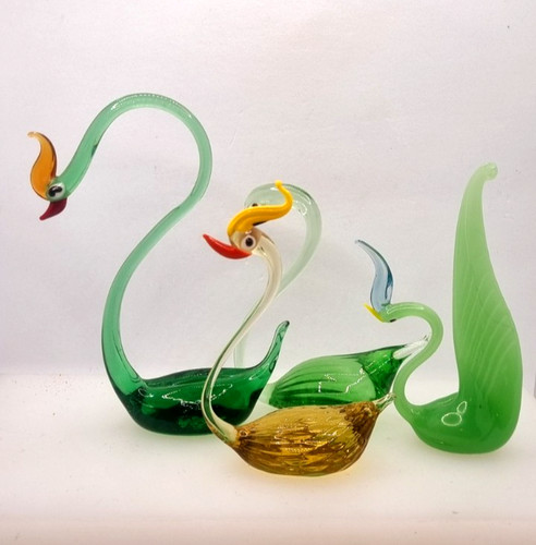 Murano glass cigni - ,