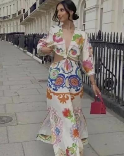 Abito midi zara celeb panna - zara,