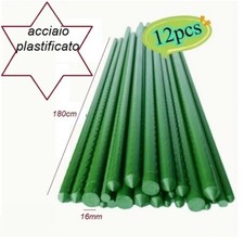 12 paletti Sostegni 180cm 16mm