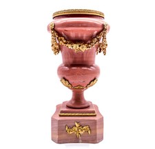 Jugendstil Vaso In Marmo Su