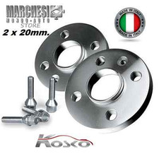 COPPIA DISTANZIALI RUOTA 20 MM RENAULT CLIO IV 2012> CON BULLONI IN ACCIAIO 10.9