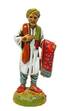Pastore Arabo con Tappeti Landi Moranduzzo Cm 6 - Pastori Presepe