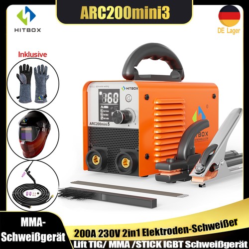 Saldatrice hitbox 200a 220v - 200a,