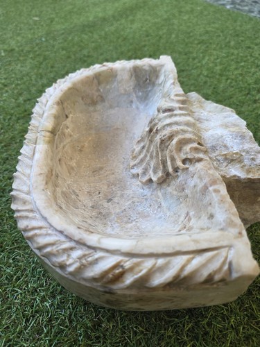 Acquasantiera marmo bianco - ,