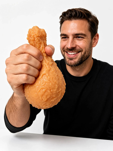 Nuovo realistico pollo fritto - realistico,