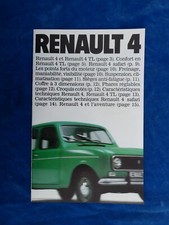SYMPA Nice TOP ! BROCHURE VINTAGE - RENAULT 4 - TL / SAFARI - 4L