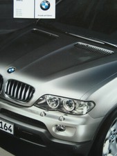 Brochure depliant BMW E53 X5 3.0i 4.4i 4.8is 3.0d 1 2005