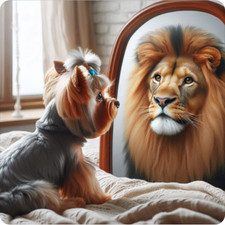 Cute Yorkshire Terrier yorkie