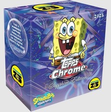 2025 Topps Chrome Sapphire Spongebob 25th Anniversary Hobby Box NUOVO & IMBALLO ORIGINALE ✅
