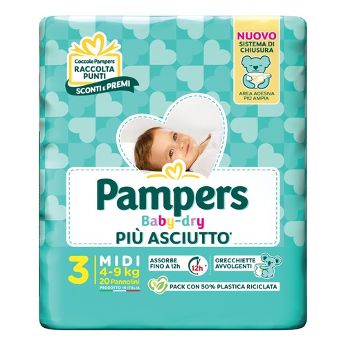 Pampers baby dry - 4-9, kg