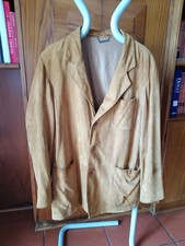 giacca uomo in pelle scamosciata