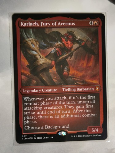 Mtg karlach fury - mtg, avernus