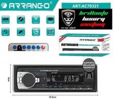 Autoradio Arranco bluetooth Usb con supporto telefono AC79321 con telecomando