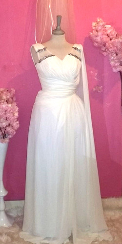 Abito sposa con perline - da,
