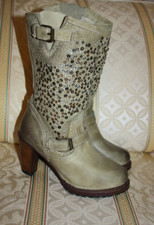 Stivali donna Sendra Barbara Floter beige/verde numero 36 nuovi!!!