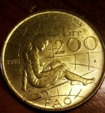 REPUBBLICA ITALIANA 200 Lire