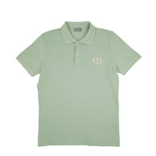 Polo Dior uomo verde chiaro