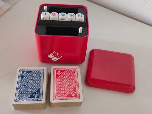 Box mazzi carte - +, dadi