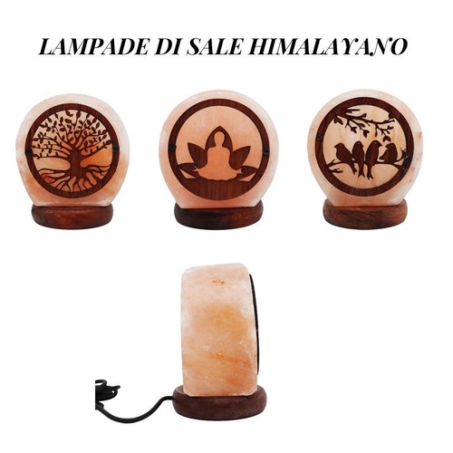 Lampada sale himalayano - himalayano, con