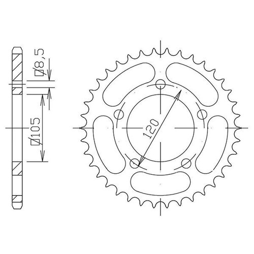Corona acciaio p415 - in,