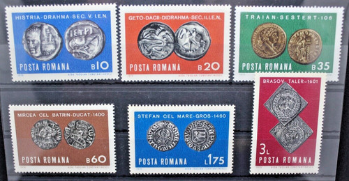 Romania 1970 vecchie monete - romania,