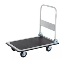 Carrello Pieghevole Portapacchi con Manico e 4 Ruote, 73x47x83cm MAX 150kg - 758