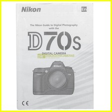 Nikon D70s Digital Camera operating manual. User guide - english