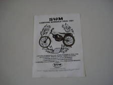 advertising Pubblicità 1981 MOTO SWM TRIAL 320