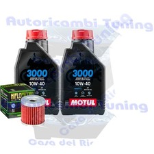 Kit Tagliando Olio Motul 3000 10W40 + Filtro Per Hyosung GT250 R Comet 2009>2015