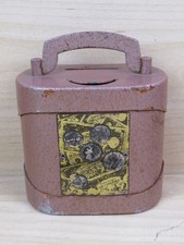 vecchio SALVADANAIO IN METALLO