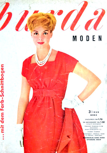 Vecchio quaderno moda burda - vecchio,