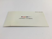 JORG HYSEK - Libretto Di