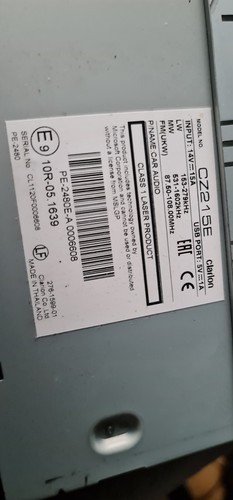 Clarion cz215e car radio - cz215e, 🔲