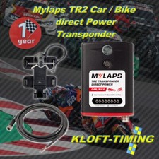 Transponder Mylaps TR2 Car/Bike, alimentazione diretta, incl. 1 anno di funzionamento