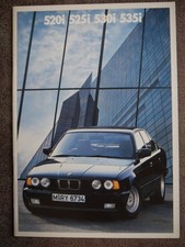 Brochure BMW E34 520i 525i