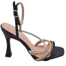 Sandalo gioiello donna nero