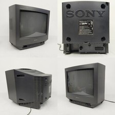 SCHERMO TV TELEVISORE CRT SONY TRINITRON COLOR TV KV-14T1A ANNI 90 14" 39W 50hz