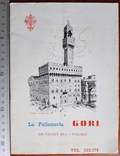 CATALOGO PELLETTERIA GORI FIRENZE 1967 circa - MODA VINTAGE BORSE E ACCESSORI