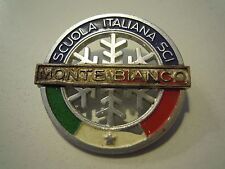 ANTICA SPILLA " SCUOLA ITALIANA SCI " MONTEBIANCO